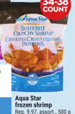 Giant Tiger Aqua Star frozen shrimp offer