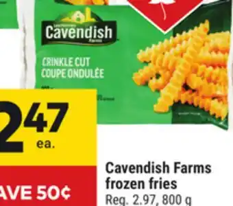 Giant Tiger Cavendish Farms frozen fries offer