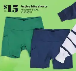 Giant Tiger Active bike shorts offer