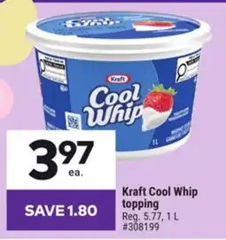 Giant Tiger Kraft Cool Whip topping offer