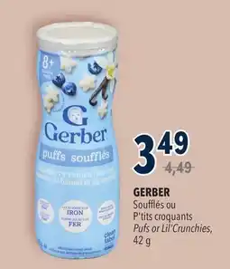 Familiprix GERBER, Soufflés ou P'tits croquants offer