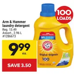 Giant Tiger Arm & Hammer laundry detergent offer