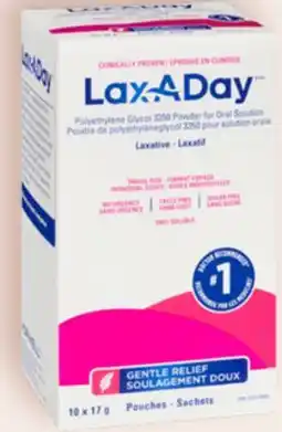 Familiprix LAX-A-DAY Laxative 238 g or 10 sachets x 17 g offer