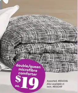 Giant Tiger double/queen microfibre comforter offer