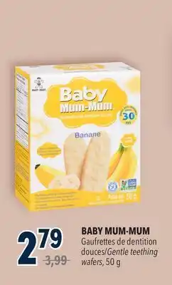 Familiprix BABY MUM-MUM, Gentle teething wafers offer