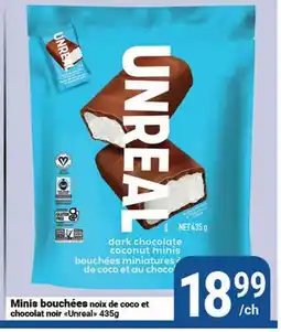 Pasquier Minis bouchées noix de coco et chocolat noir Unreal offer