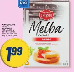 Marché Bonichoix GRISSOL CRACKERS offer