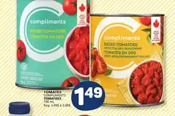 Marché Bonichoix COMPLIMENTS TOMATOES offer