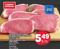 Marché Bonichoix FRESH BONELESS PORK LOIN CHOPS offer