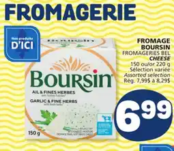 Marché Bonichoix BOURSIN FROMAGERIES BEL CHEESE offer