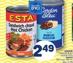Marché Bonichoix CORDON BLEU OR ESTA SAUCE offer