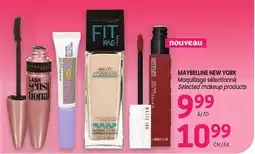 Uniprix MAYBELLINE NEW YORK Maquillage sélectionné/Selected makeup products offer