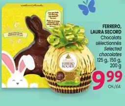 Uniprix FERRERO, LAURA SECORD Chocolats sélectionnés/Selected chocolates offer
