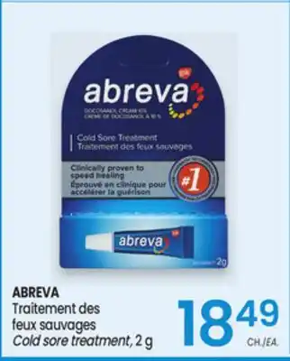 Uniprix ABREVA Traitement des feux sauvages/ Cold sore treatment offer