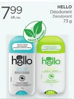 Proxim HELLO Deodorant offer
