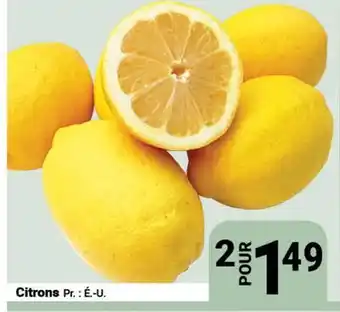 Pasquier Citrons offer