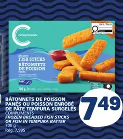 Marché Bonichoix COMPLIMENTS FROZEN BREADED FISH OR FISH IN TEMPURA BATTER offer