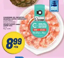 Marché Bonichoix COMPLIMENTS FROZEN COOKED JUMBO SHRIMP RING offer