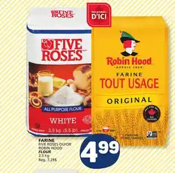 Marché Bonichoix FIVE ROSES OR ROBIN HOOD FLOUR offer