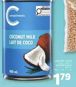 Marché Bonichoix COMPLIMENTS COCONUT MILK offer