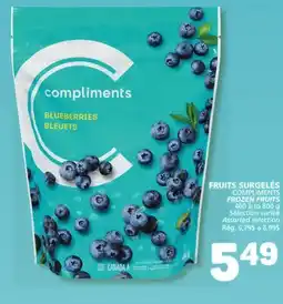 Marché Bonichoix COMPLIMENTS FROZEN FRUITS offer