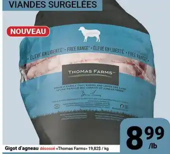Pasquier Gigot d'agneau désossé Thomas Farms offer