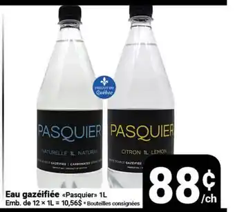 Pasquier Eau gazéifiée Pasquier offer