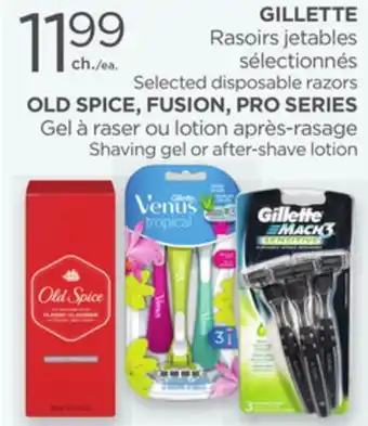 Proxim GILLETTE, OLD SPICE, FUSION, PRO SERIES offer