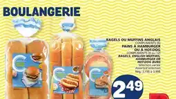 Marché Bonichoix COMPLIMENTS BAGELS, ENGLISH MUFFINS, HAMBURGER OR HOT-DOG BUNS offer