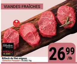 Pasquier Bifteck de filet mignon Sélection Pasquier offer
