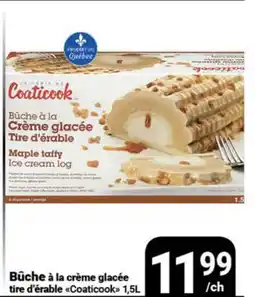 Pasquier Bûche à la crème glacée tire d'érable Coaticook offer