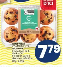 Marché Bonichoix COMPLIMENTS MUFFINS offer