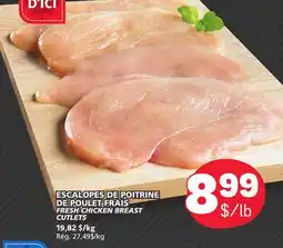 Marché Bonichoix FRESH CHICKEN BREAST CUTLETS offer