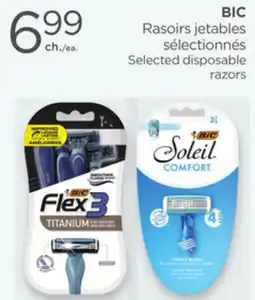 Proxim BIC Selected disposable razors offer