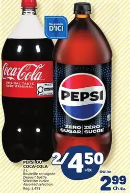 Marché Bonichoix PEPSI OR COCA-COLA offer