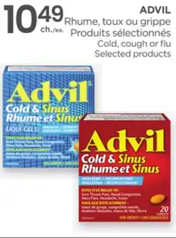 Proxim ADVIL Rhume, toux ou grippe Produits sélectionnés offer