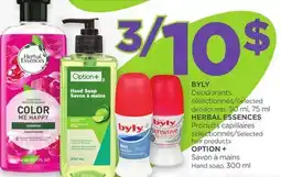 Proxim BYLY, HERBAL ESSENCES, OPTION + offer