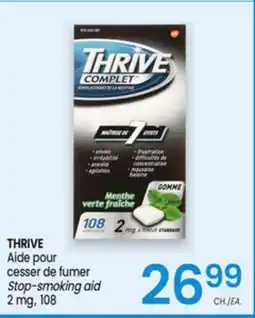 Uniprix THRIVE Aide pour cesser de fumer /Stop-smoking aid offer