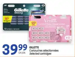 Uniprix GILLETTE Cartouches sélectionnées/ Selected cartridges offer