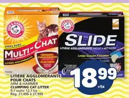 Marché Bonichoix ARM & HAMMER CLUMPING CAT LITTER offer