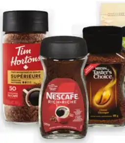 Uniprix NESCAFÉ, TASTER'S CHOICE, TIM HORTONS Cafés instantanés sélectionnés/Selected instant coffees offer