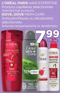 Proxim L'ORÉAL PARIS HAIR EXPERTISE OU DOVE, DOVE MEN+CARE Selected hair products offer