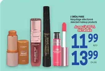 Uniprix L'ORÉAL PARIS Maquillage sélectionné/Selected makeup products offer