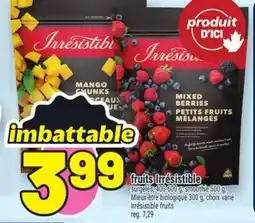 Metro FRUITS IRRÉSISTIBLE | IRRÉSISTIBLE FRUITS offer