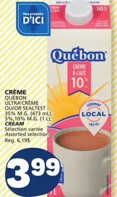 Marché Bonichoix QUÉBON ULTRA'CRÈME OR SEALTEST CREAM offer