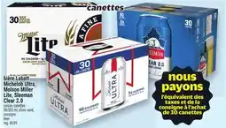 Metro BIÈRE LABATT MICHELOB ULTRA, MOLSON MILLER LITE, SLEEMAN CLEAR 2.0 | BEER offer