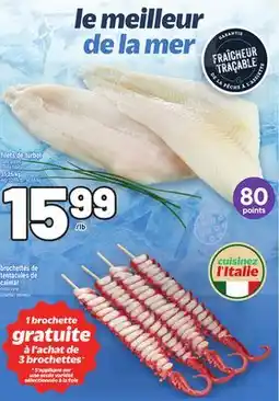 Metro FILETS DE TURBOT | TURBOT FILLETS offer