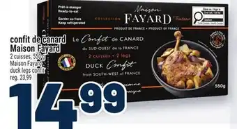 Metro CONFIT DE CANARD MAISON FAYARD | MAISON FAYARD DUCK LEGS CONFIT offer