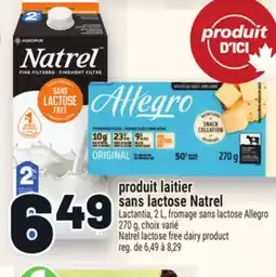 Metro PRODUIT LAITIER SANS LACTOSE NATREL | NATREL LACTOSE FREE DAIRY PRODUCT offer
