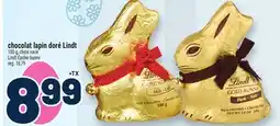 Metro CHOCOLAT LAPIN DORÉ LINDT | LINDT EASTER BUNNY offer